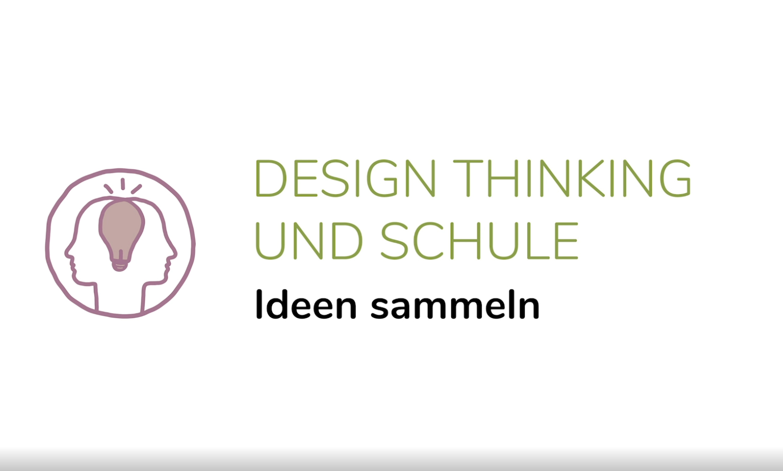 Design Thinking und Schule - Ideen sammeln (4. Phase)